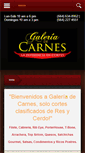 Mobile Screenshot of galeriadecarnes.com